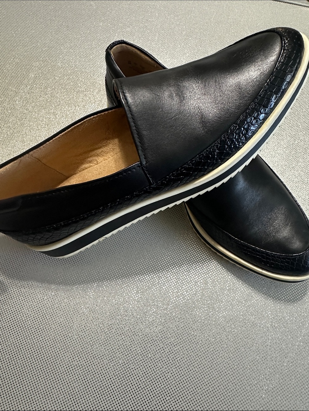 Naturalized Black Slip-On leather loafer